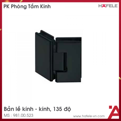 Bản Lề Phòng Tắm Kính 135º Hafele 981.00.523