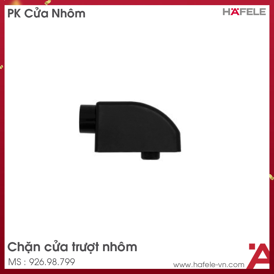 Chặn Cửa Trượt Nhôm Hafele 926.98.799