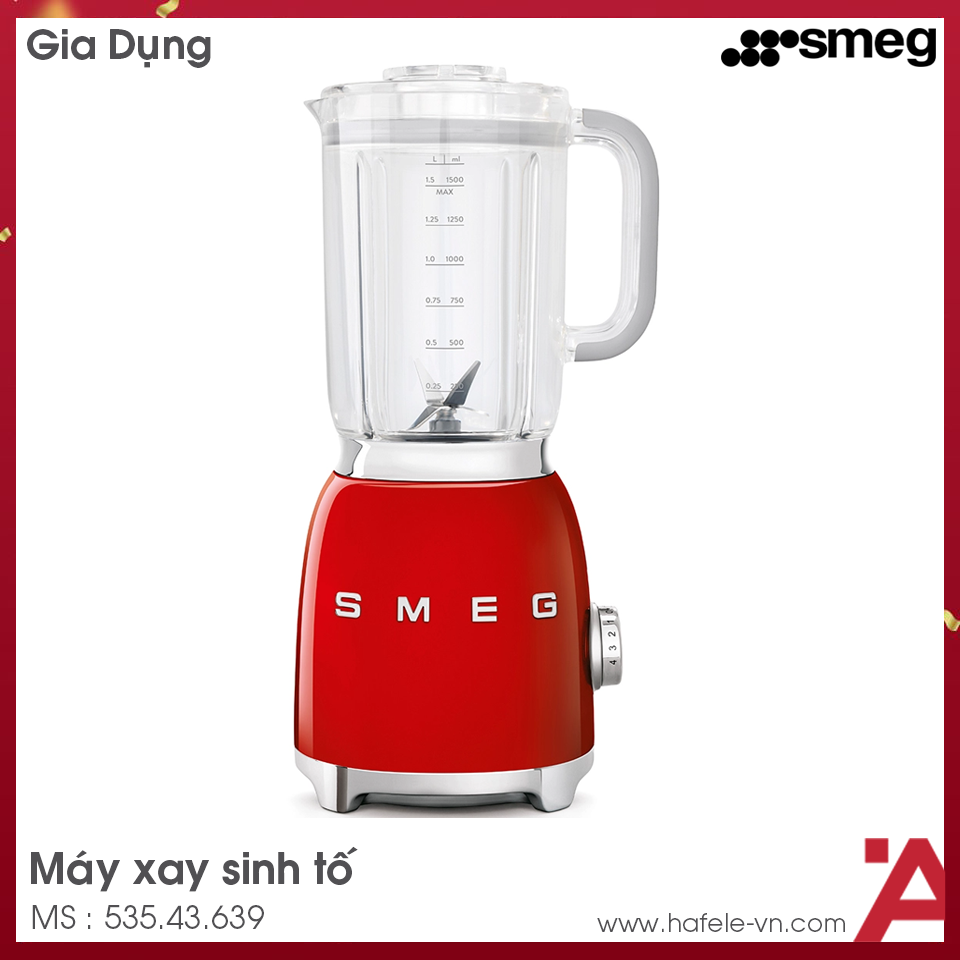 Máy Xay Sinh Tố Smeg BLF01RDEU 535.43.639