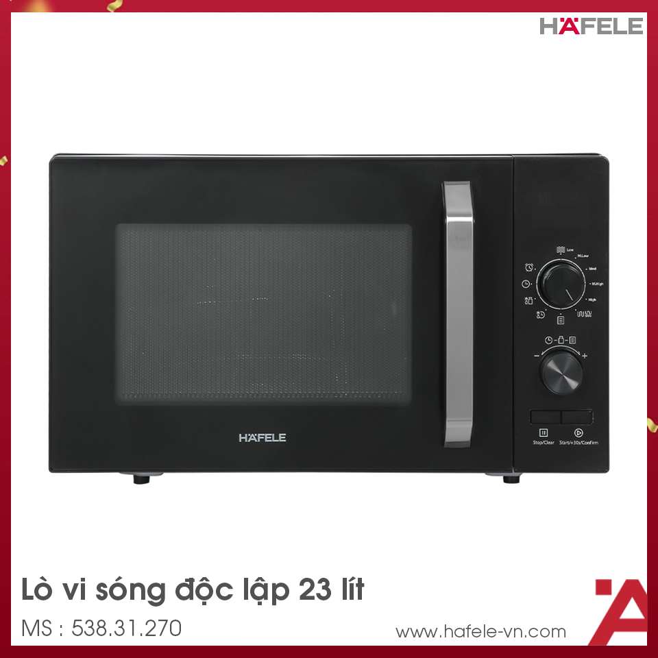 Lò Vi Sóng Kết Hợp Nướng Để Bàn HW-F23B Hafele 538.31.270