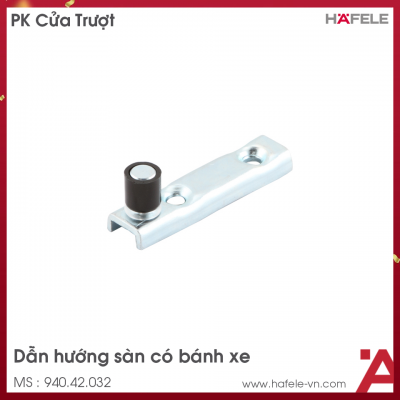 Dẫn Hướng Sàn Có Bánh Xe 10mm Hafele 940.42.032
