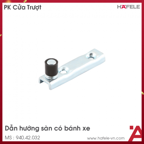 Dẫn Hướng Sàn Có Bánh Xe 10mm Hafele 940.42.032