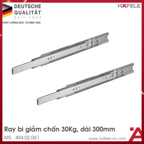 Ray Bi Giảm Chấn 300mm Hafele 494.02.061