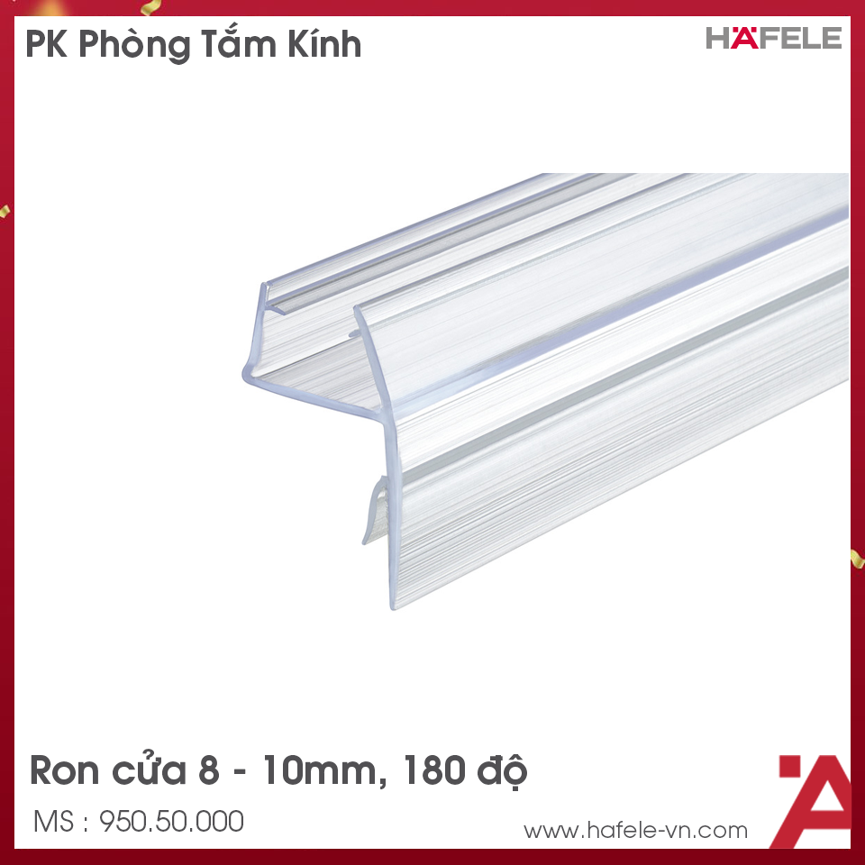 Ron Cửa Kính 8 - 10mm 180° Hafele 950.50.000