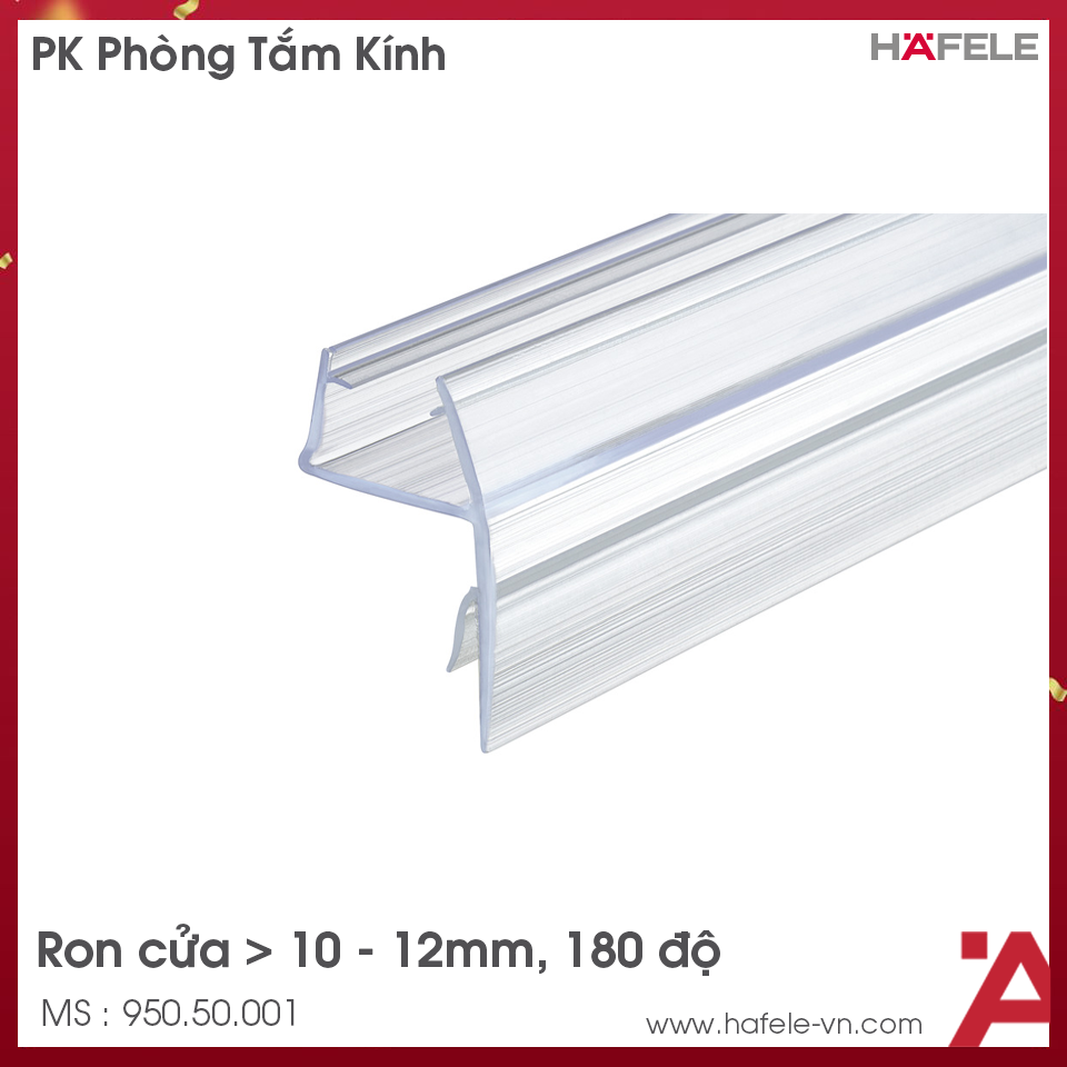 Ron Cửa Phòng Tắm Kính 180° Hafele 950.50.001