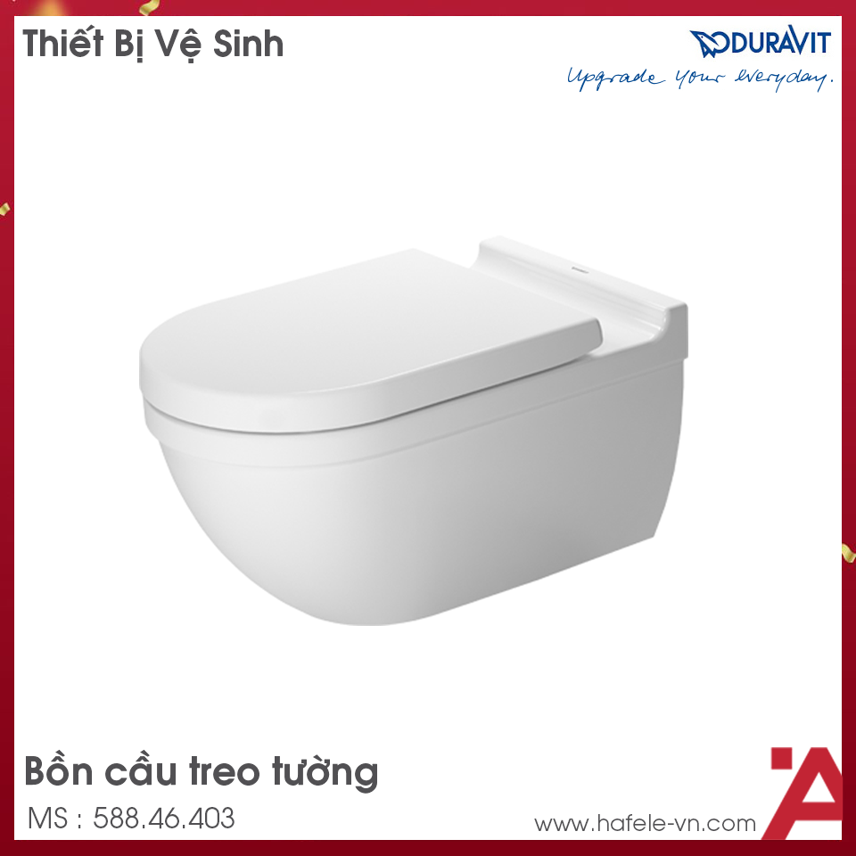 Bồn Cầu Treo Tường Duravit Starck 3 Hafele 588.46.403