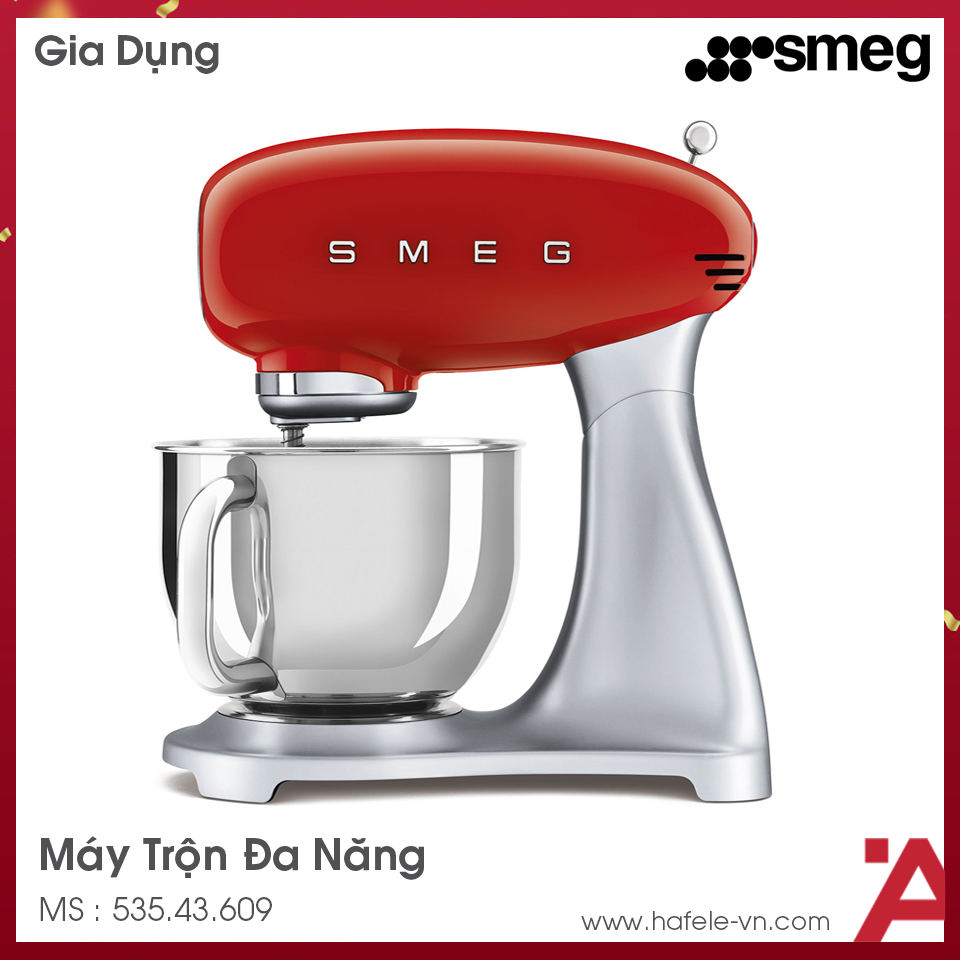 Máy Trộn Đa Năng Smeg SMF02RDEU 535.43.609