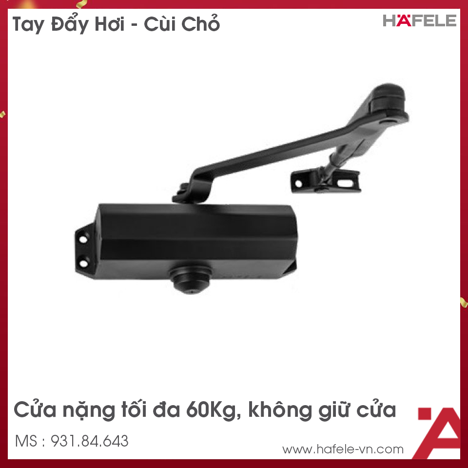 Thiết Bị Đóng Cửa Tự Động 60Kg DCL11 Hafele 931.84.643