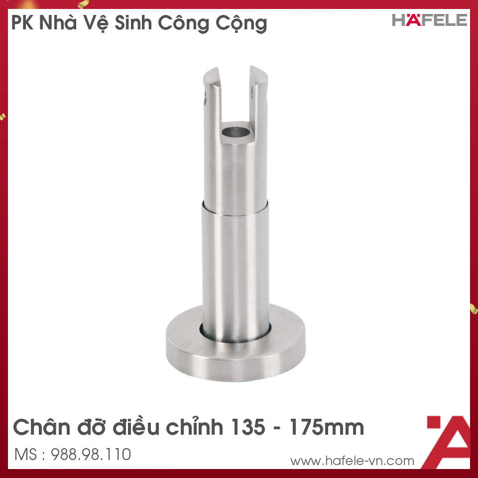 Chân Đỡ Vách Ngăn WC Công Cộng Hafele 988.98.110