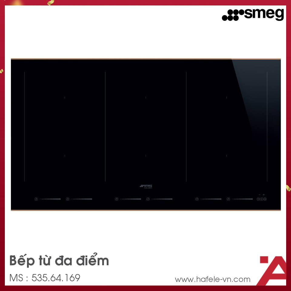 Bếp Từ Đa Vùng Nấu Smeg SIM693WLDR 535.64.169