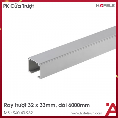 Ray Trượt Đơn 31 X 33mm Hafele 940.43.962