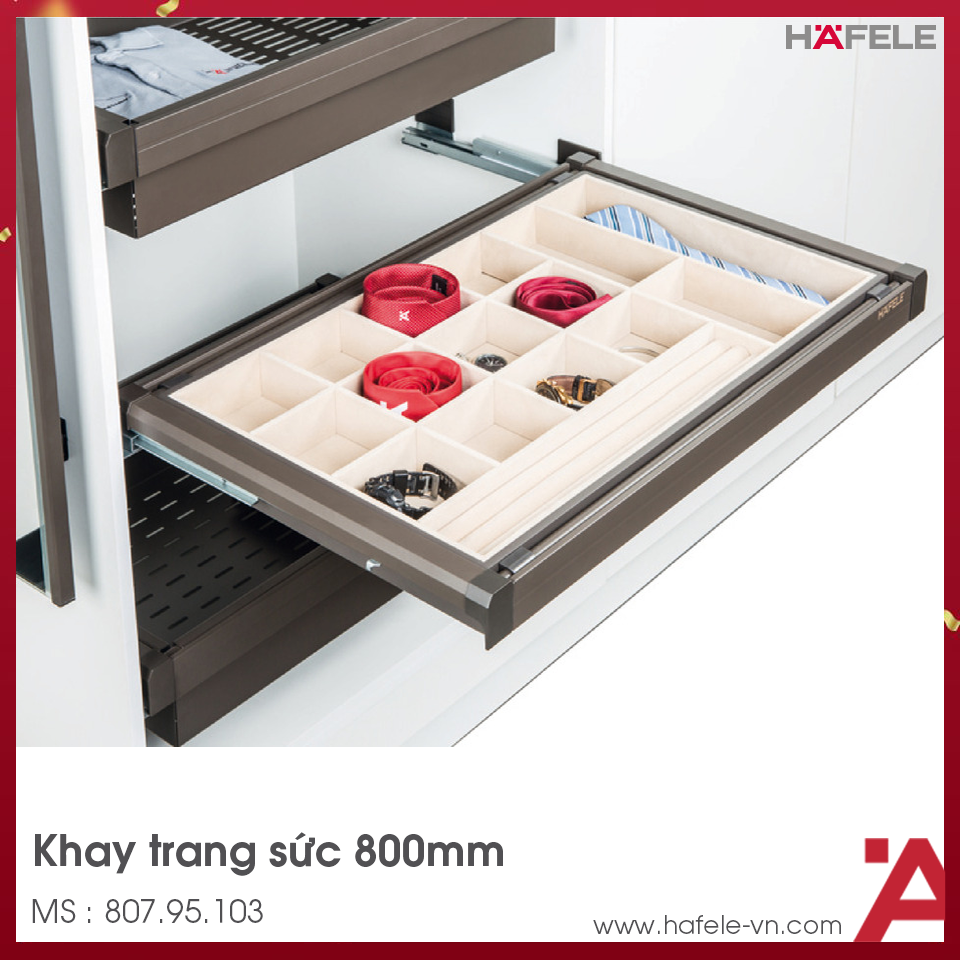 Khay Đựng Trang Sức 800mm Hafele 807.95.103