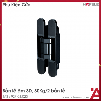 Bản Lề Âm 80Kg Điều Chỉnh 3D Hafele 927.03.023