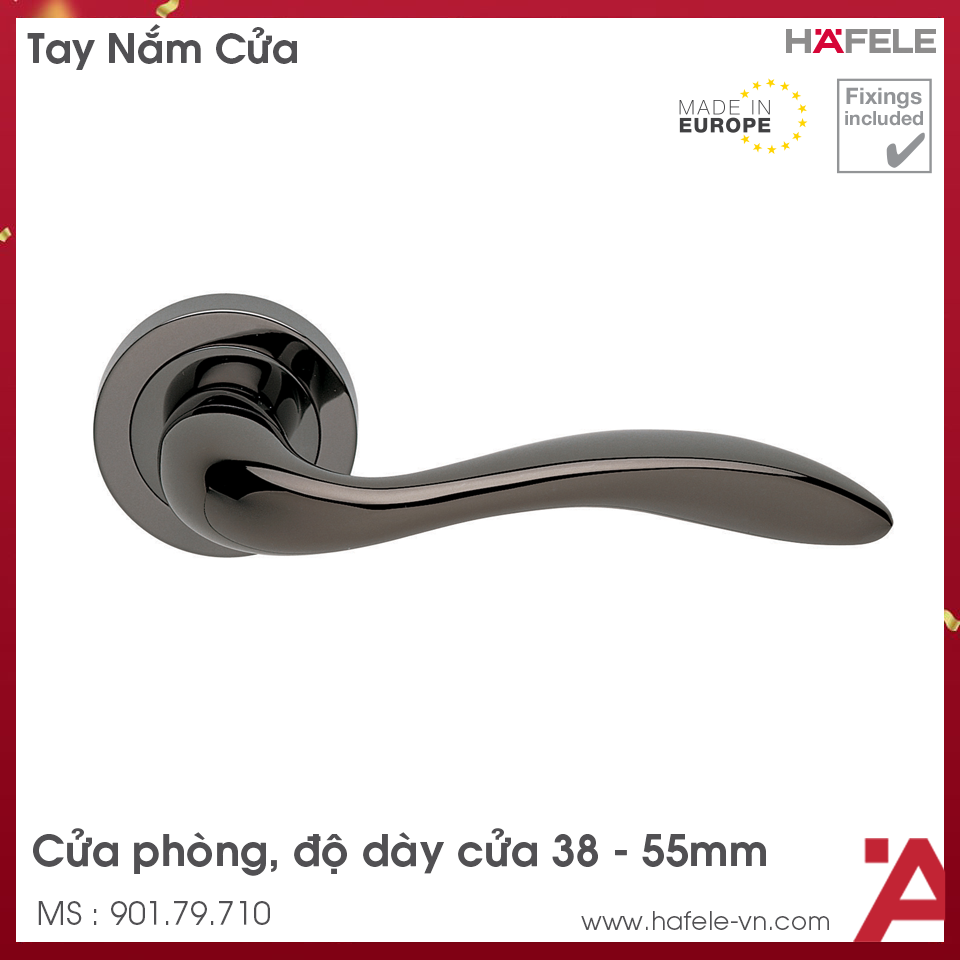 Tay Nắm Gạt Cửa Phòng Hafele 901.79.710