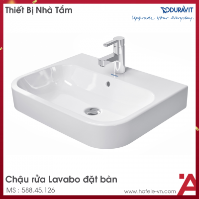 Chậu Rửa Lavabo Đặt Bàn Happy D.2 Hafele 588.45.126