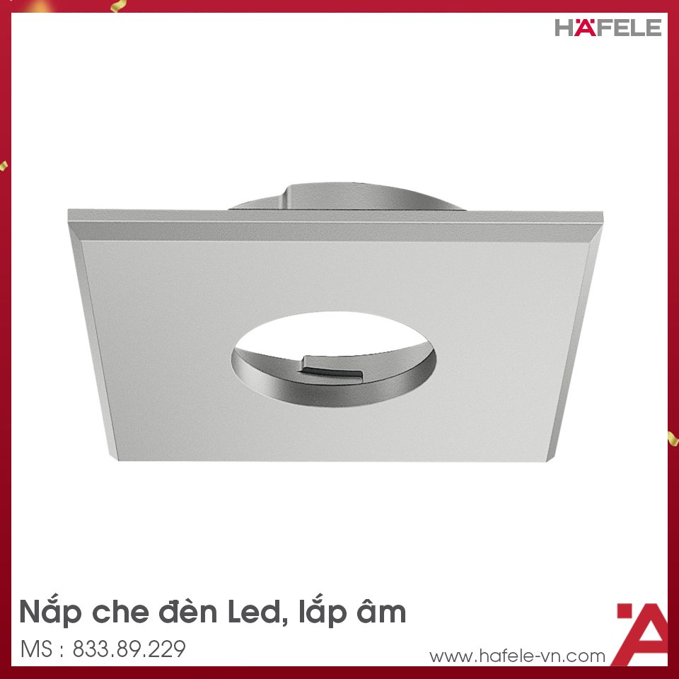 Nắp Che Đèn Led Lắp Âm Hafele 833.89.229