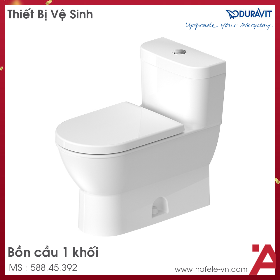 Bồn Cầu 1 Khối Darling New Duravit 588.45.392