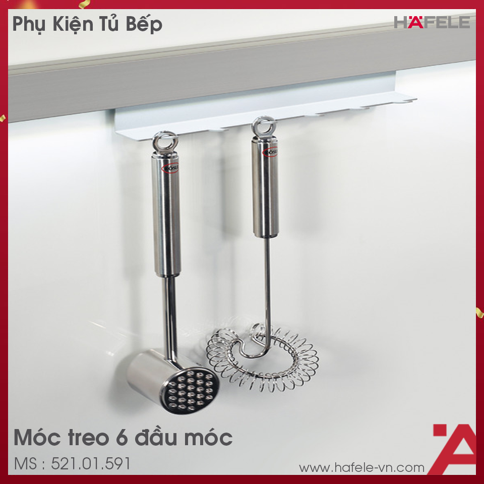 Móc Treo 6 Đầu Móc Hafele 521.01.591