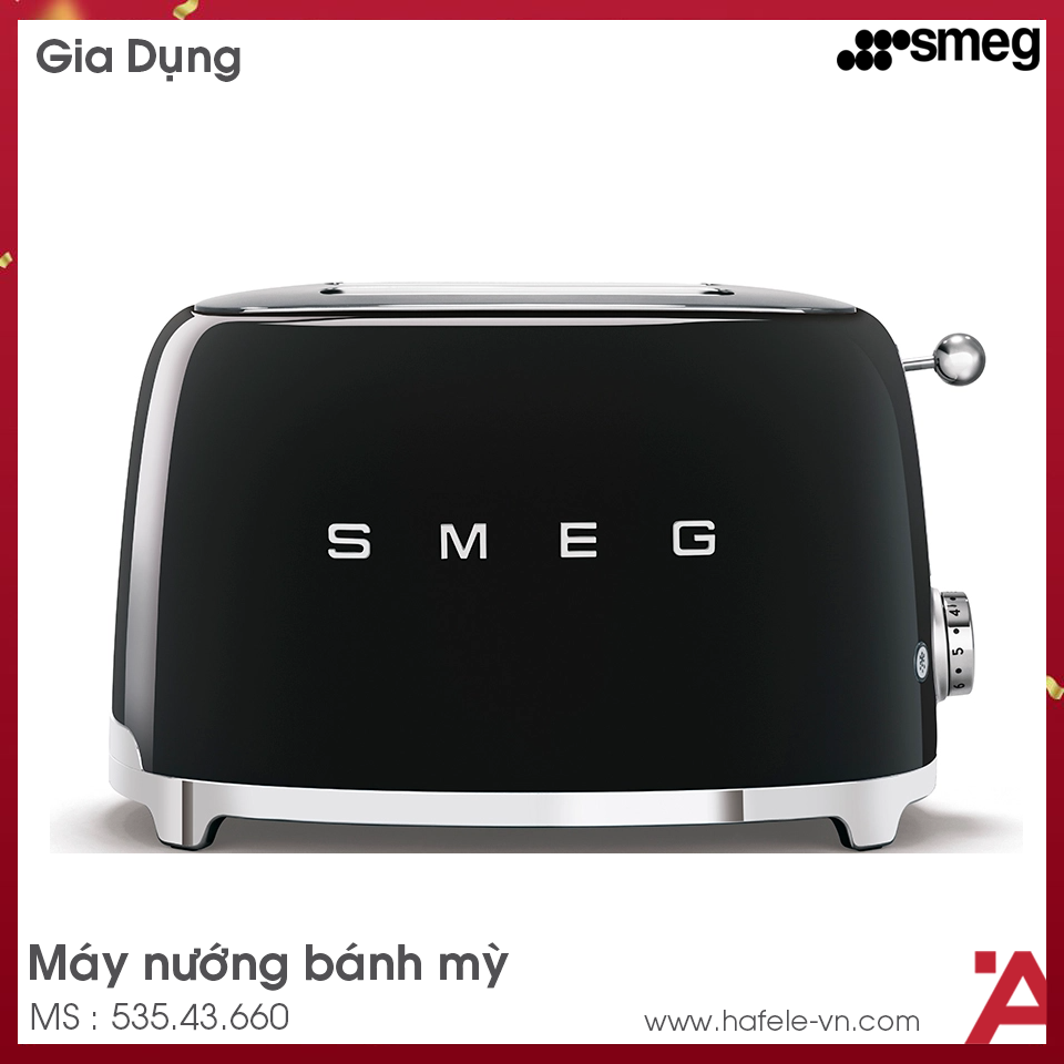 Máy Nướng Bánh Mỳ 2 Lát Smeg TSF01BLEU 535.43.660