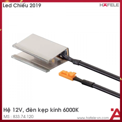 Đèn Kẹp Kính 12V Đơn Sắc Hafele 833.74.120