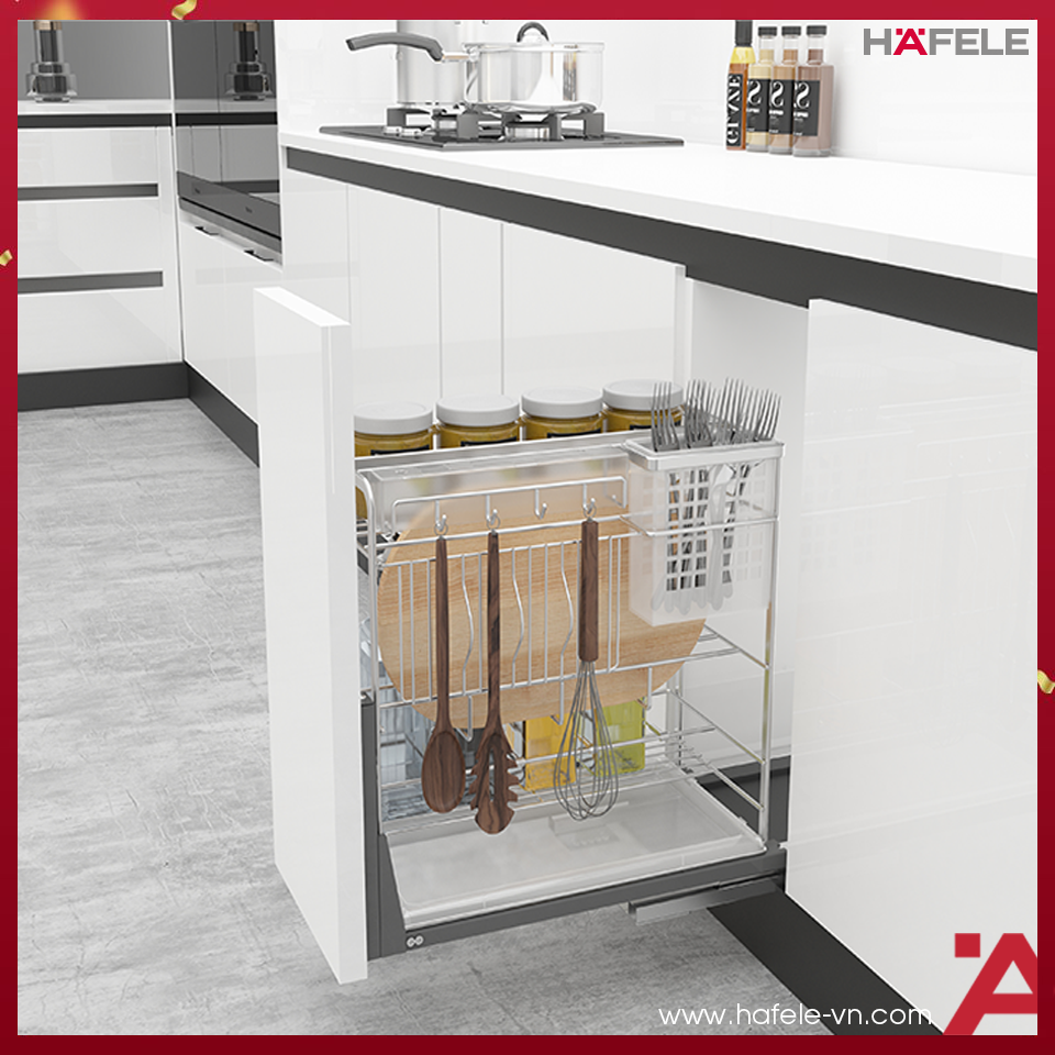 Bộ Đựng Dao Thớt Chai Lọ Sonata 300mm Hafele 549.20.018
