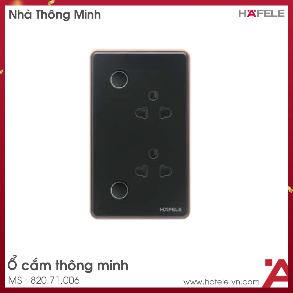 Ổ Cắm Trường Thông Minh HSL-WSS01B Hafele 820.71.006