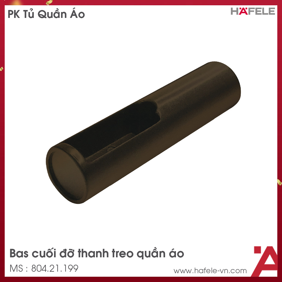 Bas Treo Cuối Giá Treo Vuông Hafele 804.21.199