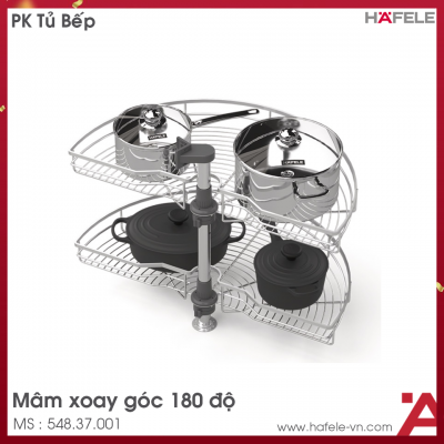 Bộ Rổ Góc Mezzo Xoay 180° Hafele 548.37.001