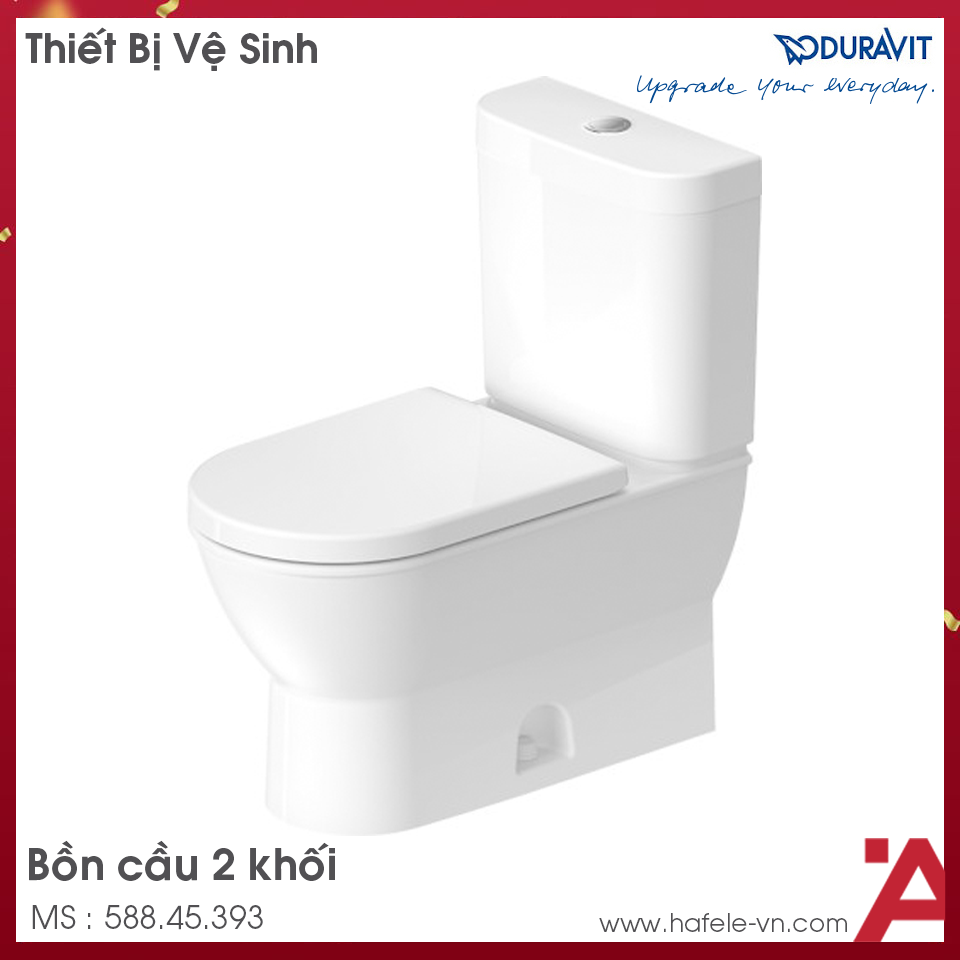 Bồn Cầu 2 Khối Darlling New Duravit 588.45.393