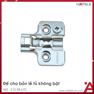Đế Bản Lề Metalla SM Không Bật Hafele 315.98.670