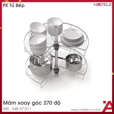 Mâm Xoay Mezzo 270º 800mm Hafele 548.37.011