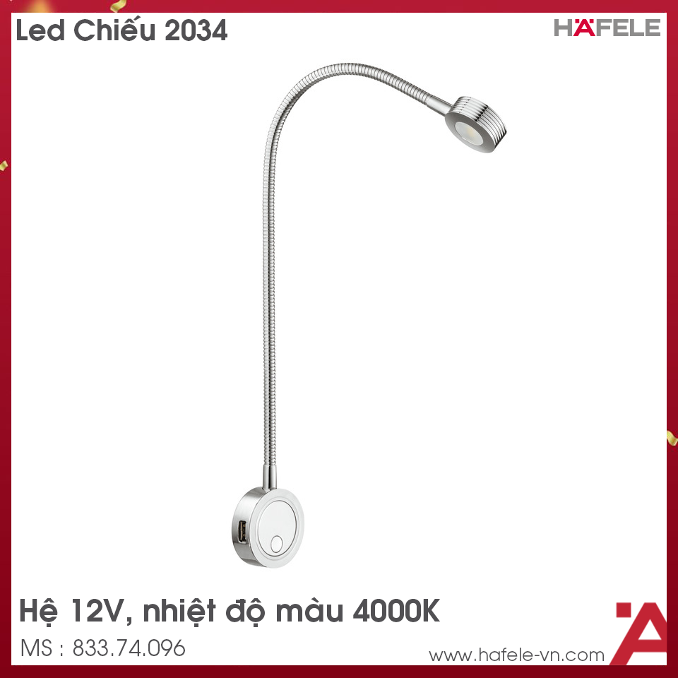 Đèn Led Chiếu 2034 Lắp Nổi 12V Hafele 833.74.096