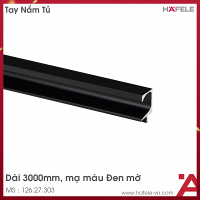 Tay Nắm Dạng Thanh Nhôm 3000mm Hafele 126.27.303