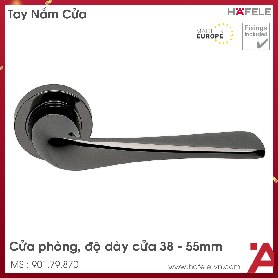 Tay Nắm Gạt Cửa Phòng Hafele 901.79.870