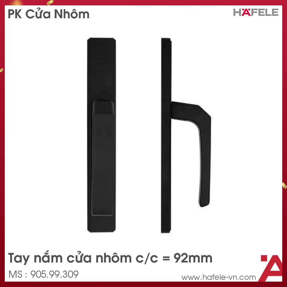 Tay Nắm Cửa Nhôm HL949ID-92 Hafele 905.99.309