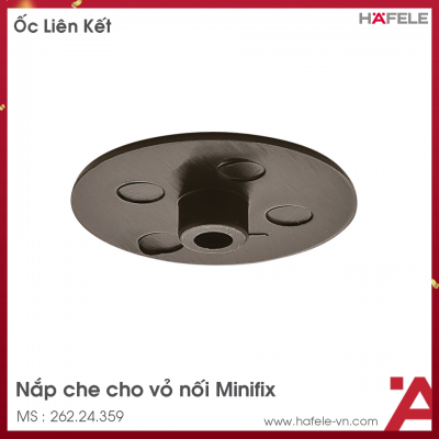 Nắp Che Cho Vỏ Nối Minifix 15 Không Vành Hafele 262.24.359