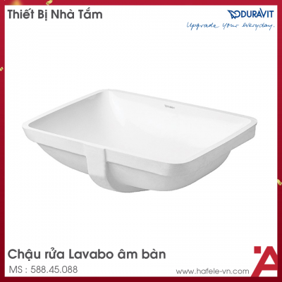 Chậu Rửa Lavabo Starck 3 Âm Bàn Duravit 588.45.088