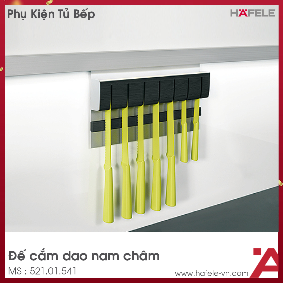 Kệ Để Dao Có Nam Châm Hafele 521.01.541
