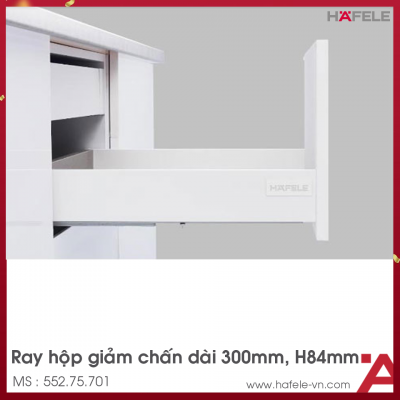 Ray Hộp Alto Giảm Chấn H84mm Hafele 552.75.701