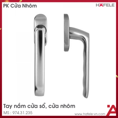 Tay Nắm Cửa Sổ Nhôm HL949EW Hafele 974.31.235