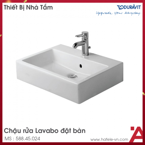 Chậu Rửa Lavabo Đặt Bàn Vero Duravit 588.45.024