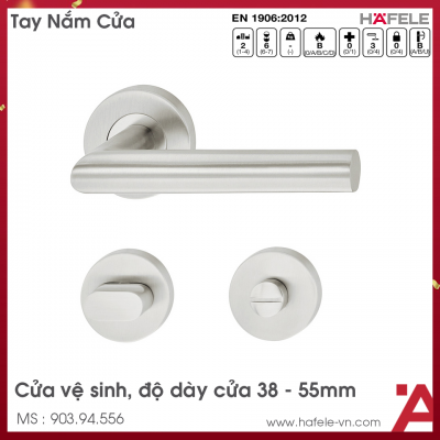 Tay Nắm Gạt Cửa Vệ Sinh Hafele 903.94.556