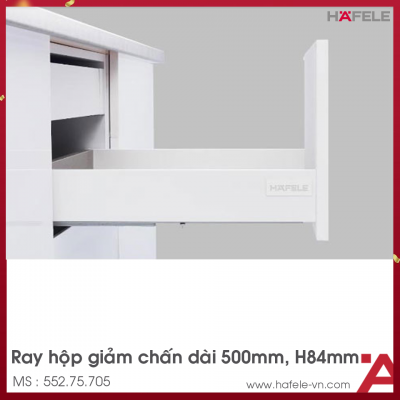 Ray Hộp Alto Giảm Chấn H84mm Hafele 552.75.705