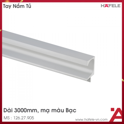 Tay Nắm Dạng Thanh Nhôm 3000mm Hafele 126.27.905