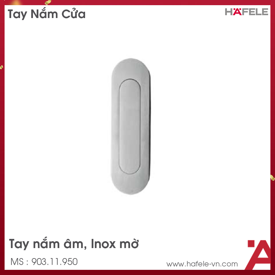 Tay Nắm Âm Hafele 903.11.950