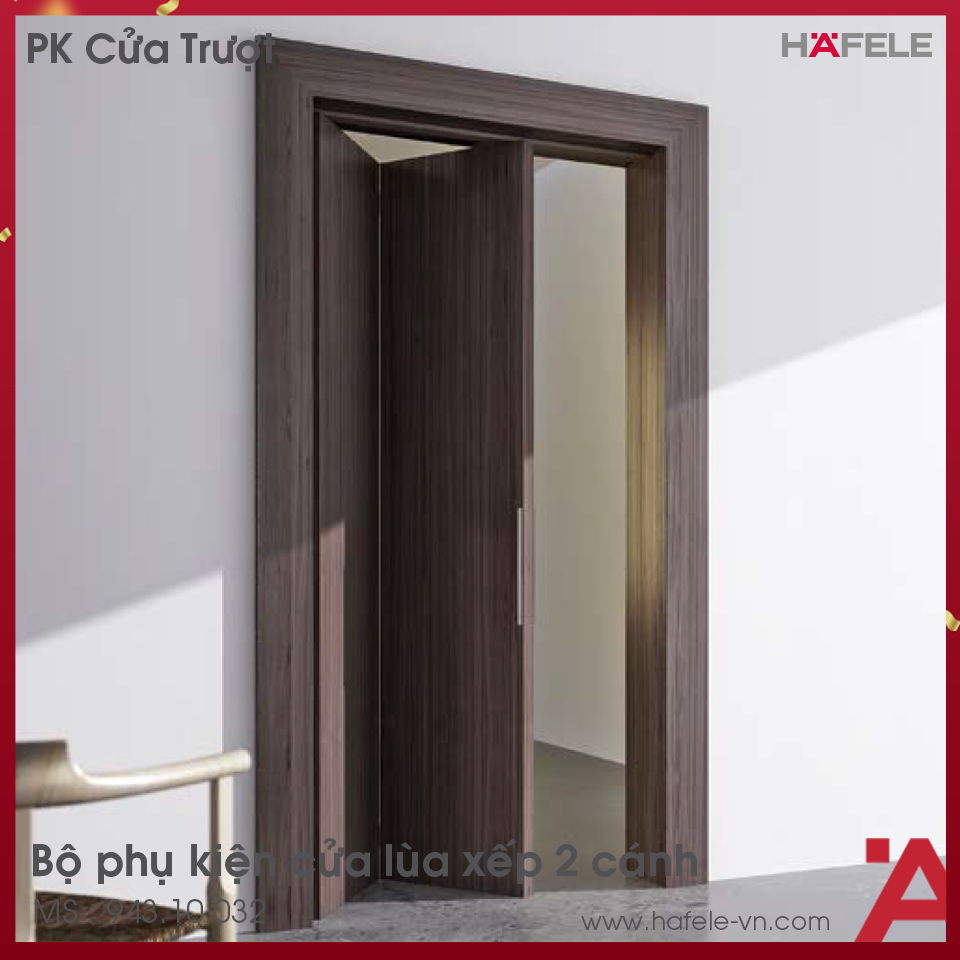 Phụ Kiện Cửa Trượt Xếp Folding 50L Hafele 943.10.032