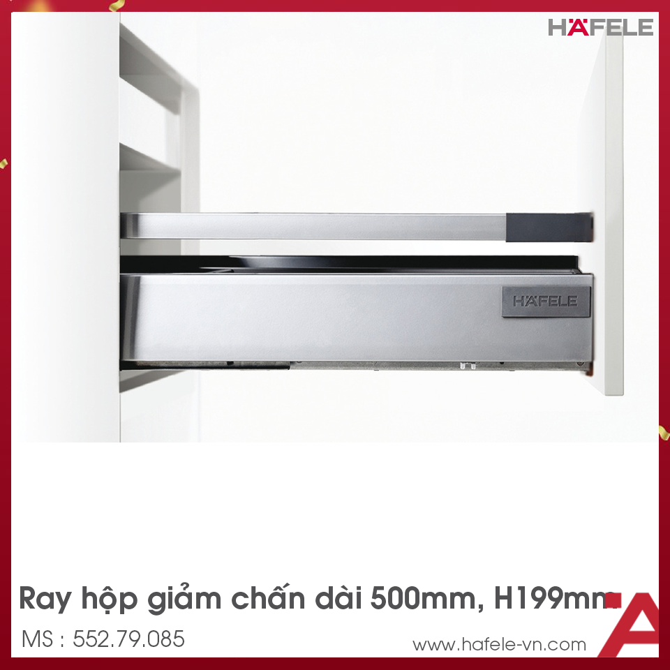 Ray Hộp Alto Giảm Chấn H199mm Hafele 552.79.085