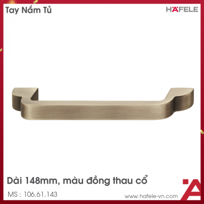 Tay Nắm Tủ H1530 Dài 148mm Hafele 106.61.143