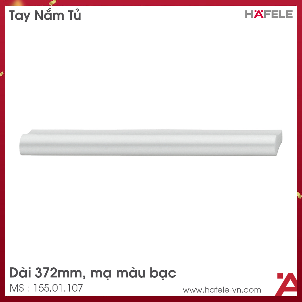 Tay Nắm Nhôm 372mm Hafele 155.01.107