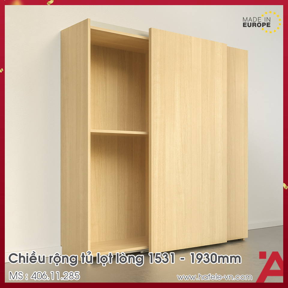 Phụ Kiện Cửa Trượt Bằng Mặt M 50F FB Hafele 406.11.285